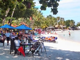 Chaweng Beach in Koh Samui is popular with visitors
