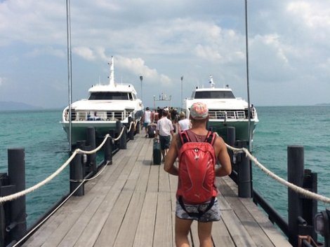 Ferries to Koh Tao depart from Chumphon